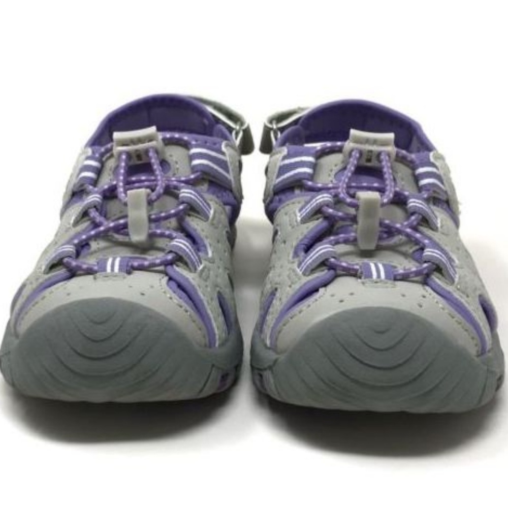 Khombu Kids Active Girls Purple Sandals A/K - Picture 3 of 5
